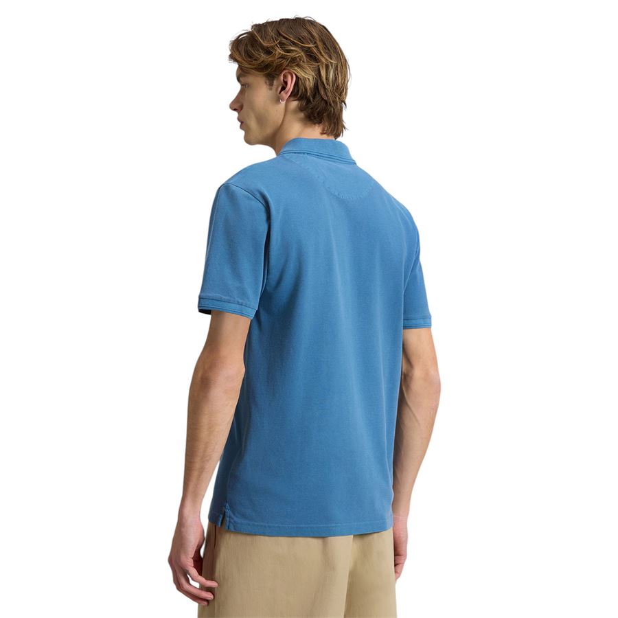 Polo Mackinack tinta in capo in piqué di cotone elasticizzato da uomo Woolrich | CFWOPO00653115